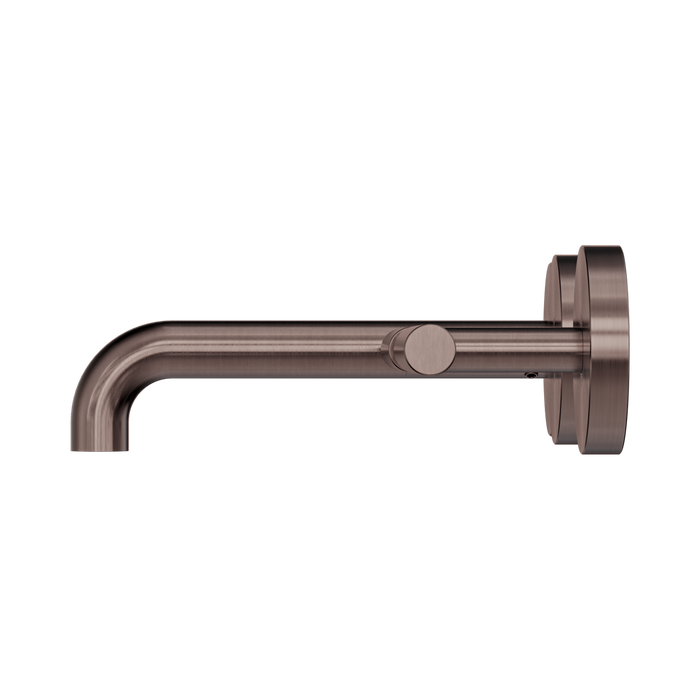 Nero 25D009BZ Mecca Wall Basin Bath Set 160mm Offset Spout Brushed Bronze image 2 | SKU: 25D009BZ