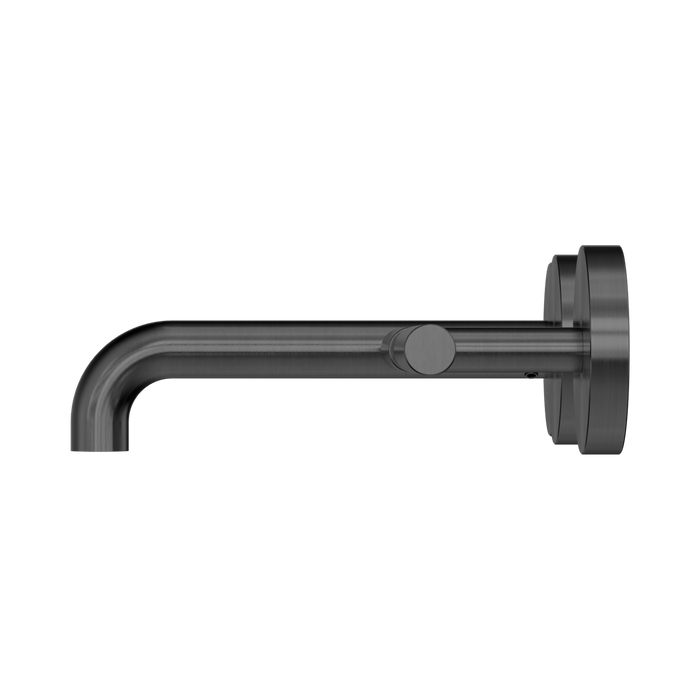 Nero 25D009GM Mecca Wall Basin Bath Set 160mm Offset Spout Gun Metal image 2 | SKU: 25D009GM