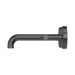 Nero 25D009GM Mecca Wall Basin Bath Set 160mm Offset Spout Gun Metal image 2 | SKU: 25D009GM