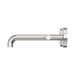 Nero 25D010BN Mecca Wall Basin Bath Set 185mm Offset Spout Brushed Nickel image 2 | SKU: 25D010BN