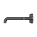 Nero 25D010GM Mecca Wall Basin Bath Set 185mm Offset Spout Gun Metal image 2 | SKU: 25D010GM