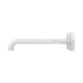 Nero 25D011MW Mecca Wall Basin Bath Set 220mm Offset Spout Matte White image 2 | SKU: 25D011MW