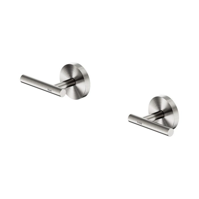Nero Mecca Lever Wall Top Assemblies - Brushed Nickel