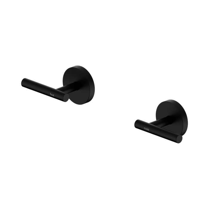 Nero Mecca Lever Wall Top Assemblies - Matte Black