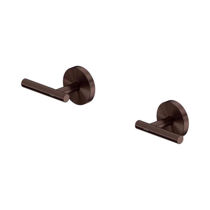Nero Mecca Lever Wall Top Assemblies - Rome Bronze