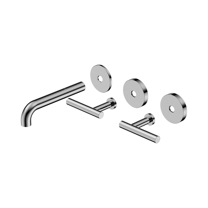 Nero 25D019CH Mecca Wall Basin Bath Set 160mm Spout Trim kits Only Chrome image 2 | SKU: 25D019CH
