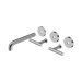 Nero 25D020CH Mecca Wall Basin Bath Set 185mm Spout Trim kits Only Chrome image 2 | SKU: 25D020CH