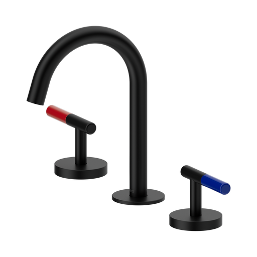 Nero Mecca Care Lever Basin Set Arc Spout - Matte Black