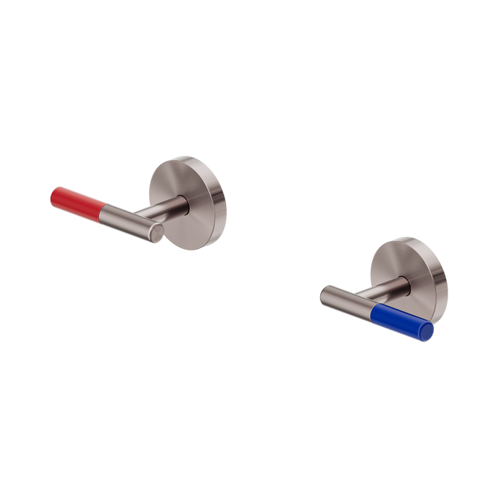 Nero Mecca Care Lever Wall Top Assemblies - Brushed Bronze