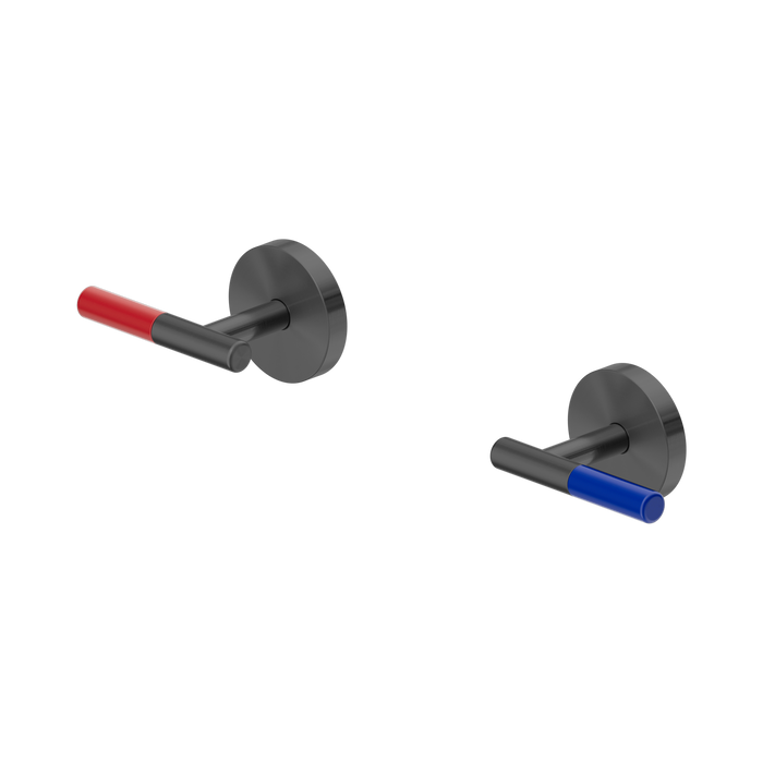 Nero Mecca Care Lever Wall Top Assemblies - Gun Metal