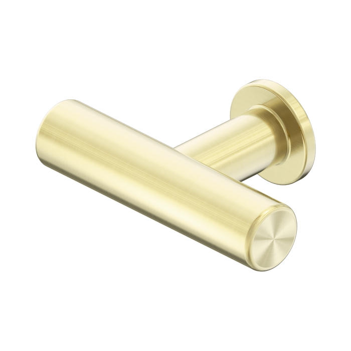 Nero Mecca T-Pull Handle - Brushed Gold
