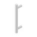 Nero Mecca Pull Handle 130mm - Matte White