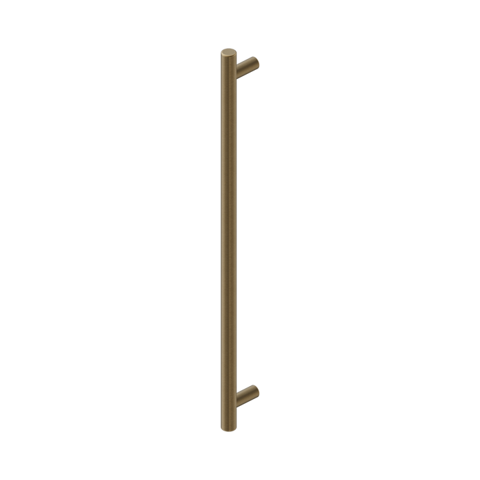 Nero Mecca Pull Handle 330mm - Tumbled Antique Brass