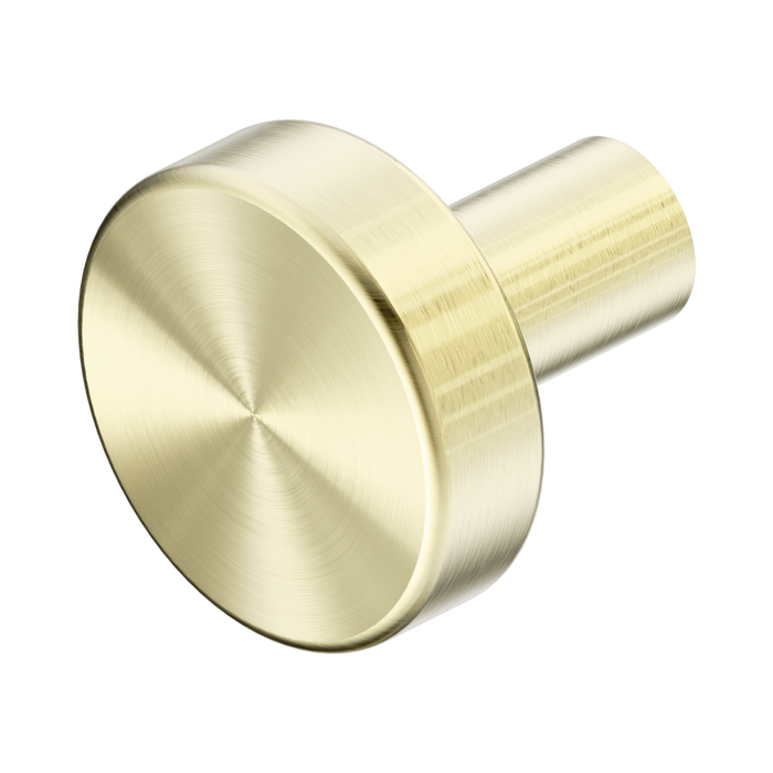 Nero Mecca Cabinet Knob – Ø26 - Brushed Gold