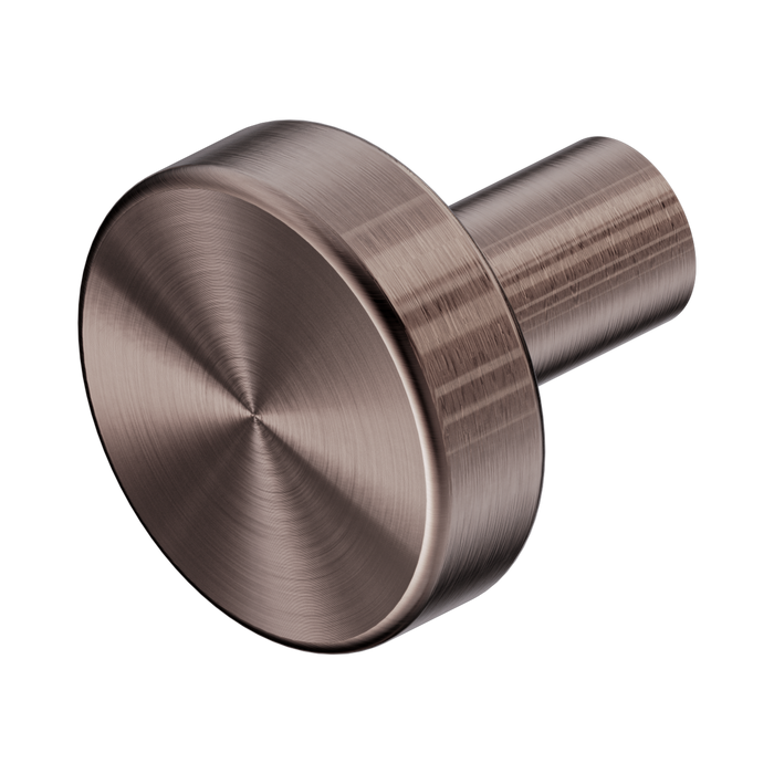 Nero Mecca Cabinet Knob – Ø26 - Brushed Bronze