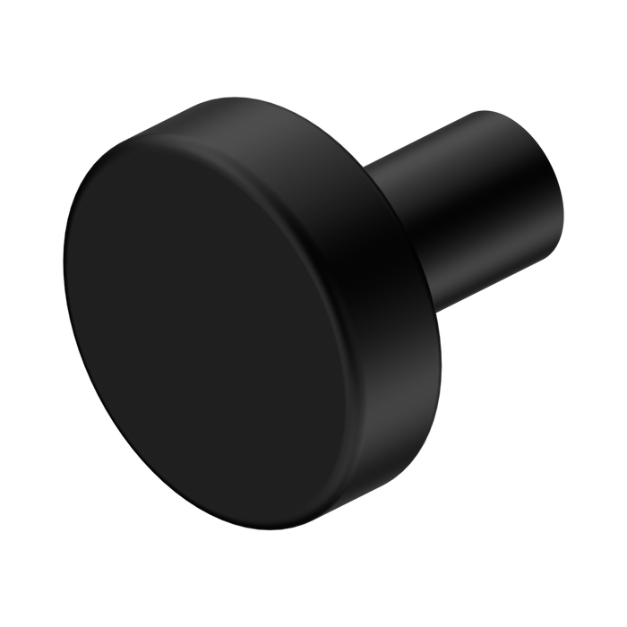 Nero Mecca Cabinet Knob – Ø26 - Matte Black