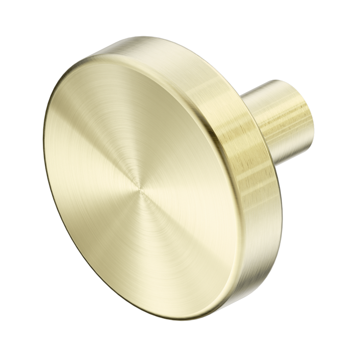 Nero Mecca Cabinet Knob – Ø36 - Brushed Gold
