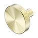 Nero Mecca Cabinet Knob – Ø36 - Brushed Gold
