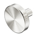 Nero Mecca Cabinet Knob – Ø36 - Brushed Nickel