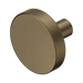 Nero Mecca Cabinet Knob – Ø36 - Tumbled Antique Brass