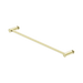 Nero 600mm Glass Mount Single Towel Rail - Brushed Gold