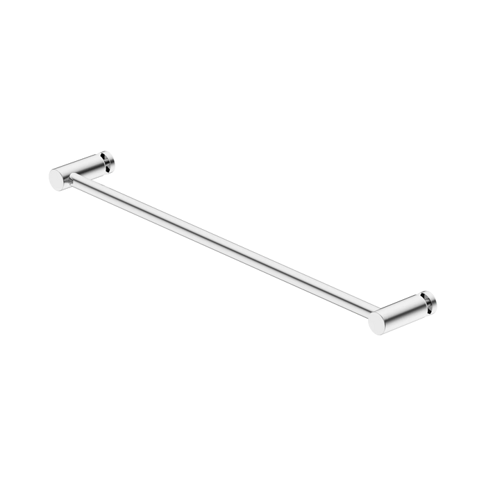 Nero 600mm Glass Mount Single Towel Rail - Chrome