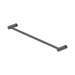 Nero 600mm Glass Mount Single Towel Rail - Gun Metal