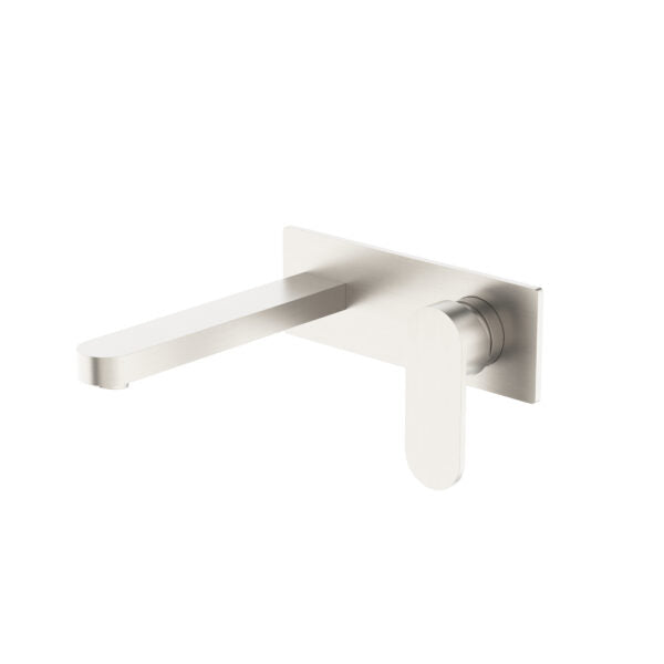 Nero Ecco Wall Basin/Bath Mixer