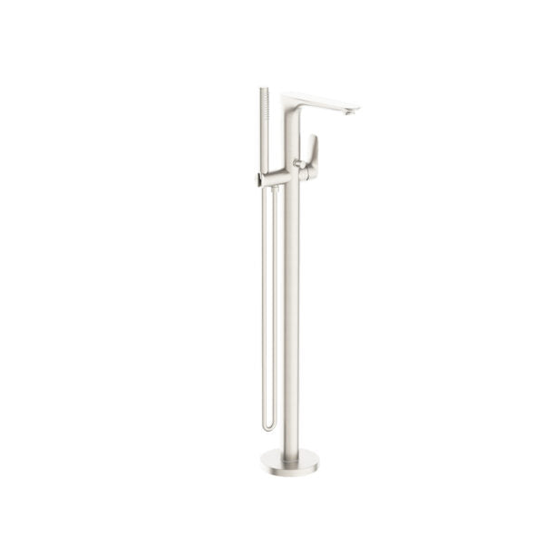 Nero Bianca Freestanding Bath Mixer With Hand Shower