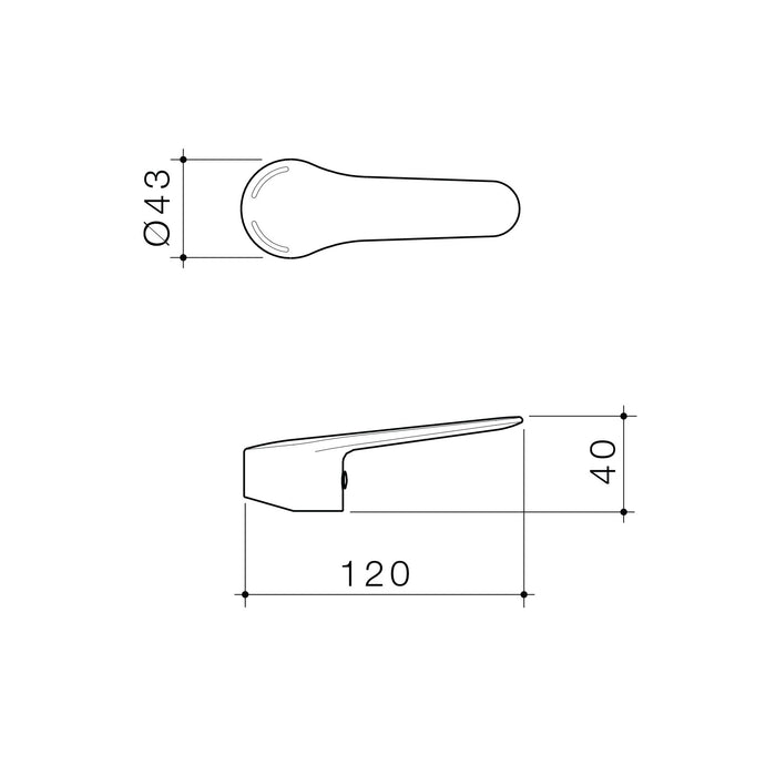 Opal Optional Standard Handle