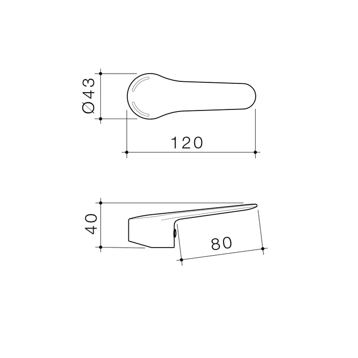 Opal Bath/ Shower Mixer H/C