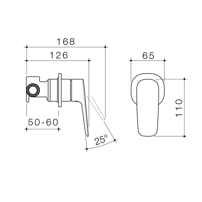 Contura II Bath/Shower Mixer