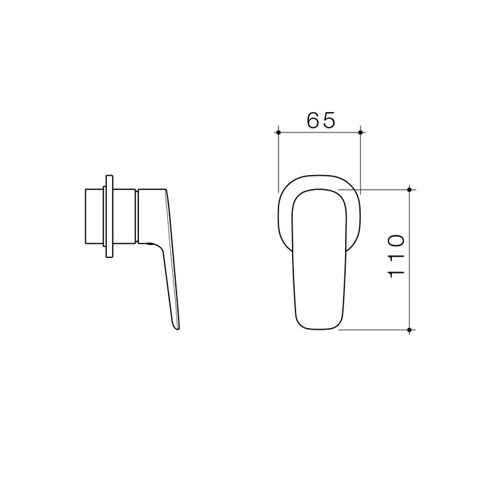 Contura II Bath/Shower Mixer - Trim Kit