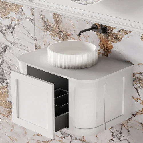 Cassa Design Westminster 750mm Matte White Wall Hung Vanity