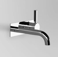 Astra Walker Icon + Lever Wall Set with 250mm Spout on Backplate – A67.06.48.250.BP.LH