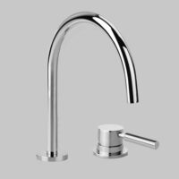 Astra Walker Icon + Lever Hob Set Mixer with 200mm Swivel Spout – A67.07.V6.LH