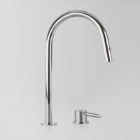 Astra Walker Icon + Lever Kitchen Set with Pull Out Dual Spray – A67.08.V8.H.LH