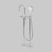 Astra Walker Icon + Lever Bath Mixer with Multi-Function Hand Shower Floor Mount – A67.22.V2.LH