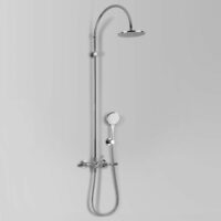 Astra Walker Icon + Lever Exposed Shower Set with 200mm Rose & Multi-Function Hand Shower – A67.25.V2.LH