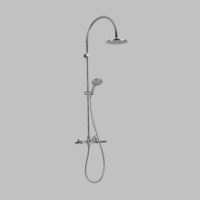 Astra Walker Icon + Lever Exposed Shower Set with 200mm Rose & Multi-Function Hand Shower – A67.25.V4.LH