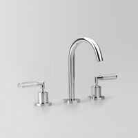 Astra Walker Astra Walker Icon + Lever Knurled Basin Set with 110mm Swivel Spout – A68.00.KN