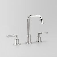Astra Walker Astra Walker Icon + Lever Knurled Basin Set with 110mm Swivel Spout – A68.00.V2.KN