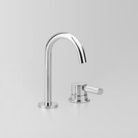 Astra Walker Astra Walker Icon + Lever Knurled Basin Set with 110mm Swivel Spout – A68.00.V6.KN