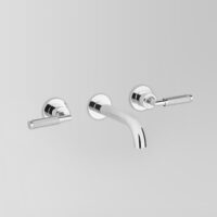 Astra Walker Astra Walker Icon + Lever Knurled Wall Set with 200mm Spout – A68.06.KN