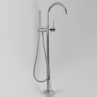 Astra Walker Astra Walker Icon + Lever Knurled Bath Mixer with Hand Shower – A68.08.V7.KN