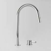 Astra Walker Astra Walker Icon + Lever Knurled Kitchen Set with Pull Out Dual Spray – A68.08.V8.H.KN