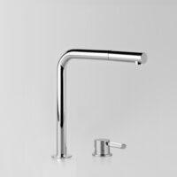Astra Walker Astra Walker Icon + Lever Knurled Kitchen Set with Pull Out Spray – A68.08.V9.H.KN