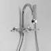 Astra Walker Astra Walker Icon + Lever Knurled Bath Mixer with Hand Shower Wall Mount – A68.20.KN