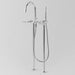 Astra Walker Astra Walker Icon + Lever Knurled Bath Mixer with Hand Shower Floor Mount – A68.22.KN