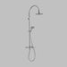 Astra Walker Astra Walker Icon + Lever Knurled Exposed Shower Set with 200mm Rose & Multi-Function Hand Shower – A68.25.V4.KN